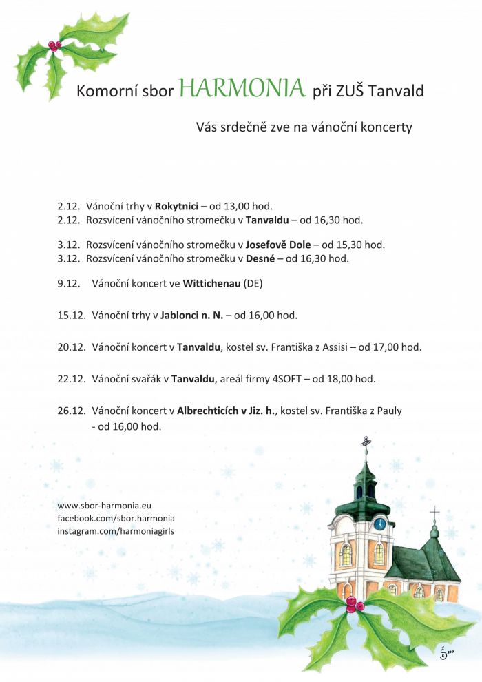 Přehled koncetů